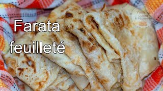 Farata feuilleté étape par étape Mauritian cuisine 🇲🇺 [upl. by Lyrem68]