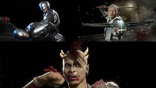 Mortal Kombat 11  All RoboCop Fujin amp Sheeva Intros amp Outros  ᵁᴴᴰ ✔ [upl. by Glaab]