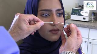 Nonsurgical Liquid Nose Job Demo  Dr Clevens Performs the Clevens Instant Rhinoplasty  Bayan [upl. by Yuh556]