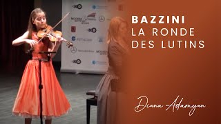 Bazzini La Ronde des Lutins Op 64  Diana Adamyan violin 13 yo amp Asya Nalbandyan piano [upl. by Jania]