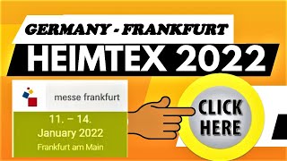 HEIMTEXTIL FRANKFURT 2022  PREPARATIONS amp DEVELOPMENT heimtextil Heimtex HomeTextiles Garments [upl. by Annayi318]