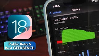 iOS 18 Public Beta 6 Battery Life Performance amp More [upl. by Abla481]