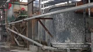 Fiber Cement Board Machinery Raw Materials Preparing Part [upl. by Lottie64]