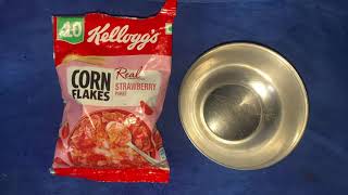 Ready To Make Kelloggs Corn Flakes Strawberry  Quick And Easy Kelloggs Corn Flakes [upl. by Neuberger]