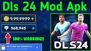 DLS 24 MOD Apk Unlimited Coins And Diamonds  Dream League Soccer 2024 Mod APK v11070 [upl. by Barrington]