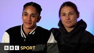 Amanda Serrano amp Katie Taylor ready to put on a show in Texas  BBC Sport [upl. by Markman]