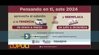 COMO GENERAR FORMATO TENENCIA 2024 MOTOAUTO ESTADO DE MEXICO [upl. by Airt424]