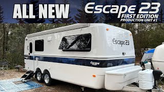 MUST SEE  The most EXCITING new Fiberglass Camper  Escape 23 [upl. by Oiramed]