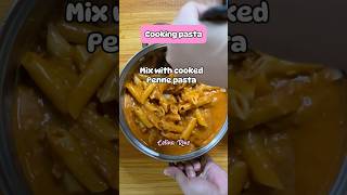 Cooking penne pasta  Spaghetti recipe pasta spaghetti howto [upl. by Kearney]