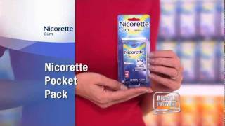 Nicorette Gum® 20 Piece Pocket Pack [upl. by Ical]