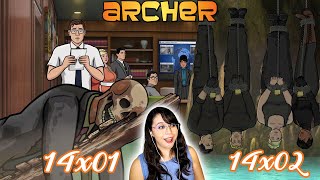 Archer REACTION  14x01 amp 14x02 [upl. by Anierdna]