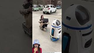 ROBOT BAIK JASA ANGKUT KOPER CEMILAN NAIK SAJA GRATIS ⁉️shorts funny dubbing [upl. by Krahling]