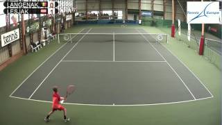 LANGENAKEN BEL vs LESJAK AUT  Open Super 12 Auray Tennis  Court 2 [upl. by Cawley160]