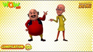 Motu Patlu  Non stop 3 episodes  3D Animation for kids  158 [upl. by Niltag]