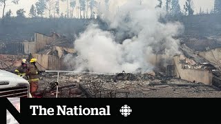 Parts of Jasper incinerated as wildfire rages [upl. by Hyde]