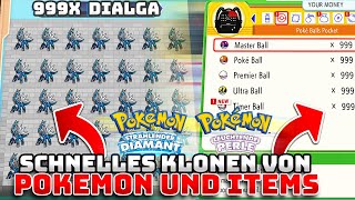 SO KLONT IHR EURE POKÉMON UND ITEMS in Pokémon Strahlender Diamant amp Leuchtende Perle [upl. by Amitaf]