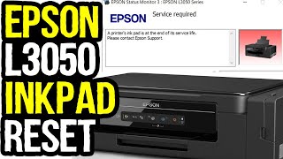 Epson L3050 Reset Waste Ink Pad Counter with Adjustment Program [upl. by Convery]