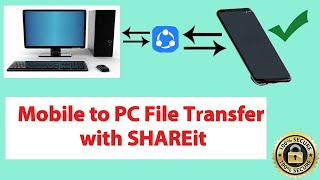 How to File Transfer Mobile to laptop with SHAREit  File Transfer Android to PC using SHAREit [upl. by Honoria]