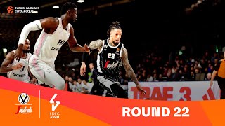 VirtusASVEL  Round 22 Highlights  202324 Turkish Airlines EuroLeague [upl. by Natascha]