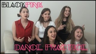 BLACKPINK  DANCE PRACTICE VIDEO REACTION [upl. by Divine]