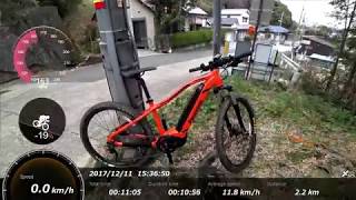 暗峠を自転車で１０分７秒！？電動アシストバイクXM１を使い全力で登って来た [upl. by Bolme]