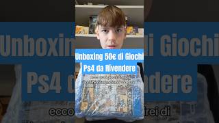 50€ di GIOCHI PS4 da RIVENDERE playstation ps4 compravendita unboxing flipping gaming [upl. by Nidnal]