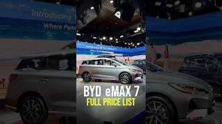 BYD eMAX 7 is launched amp these are its prices shorts [upl. by Norma405]