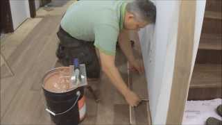 Wood Flooring Installation How to Fit and Install the Last Row Mryoucandoityourself [upl. by Nileek]