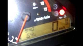 Honda CBR 1000RR 2004 reading MIL FI Code [upl. by Ecyrb414]