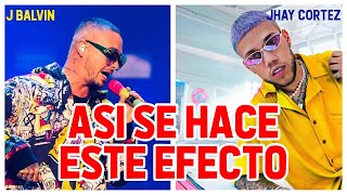 J BALVIN  su EFECTO de VOZ junto a JHAY CORTEZ [upl. by Eimar]