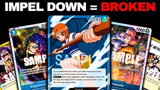 Emporio  Inazuma For The Win  Impel Down Is BUSTED  OP06  Blue Nami Mill  OPTCG Sim [upl. by Ahsienot182]