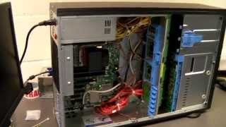 XCase Custom Server Build Supermicro Tower 743TQ865BSQ [upl. by Viccora]