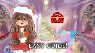 easy guide on how to get this badge and chest in the rh glitter frost update❄️☃️ [upl. by Nallid285]