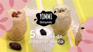 4 DESAYUNOS con AVENA fáciles deliciosos y saludables 🌞 [upl. by Beatrix]