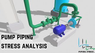 Pump Piping Stress Analysis  Centrifugal Pump Piping Design [upl. by Mongeau]