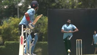 Virat Kohli facing Jasprit Bumrahs fastest 153 speed balls in the nets before Ind vs Pak Asia Cup [upl. by Citarella]