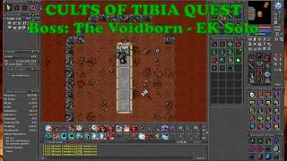 Boss Diário The Voidborn Cults of Tibia Quest EK Solo [upl. by Arev]