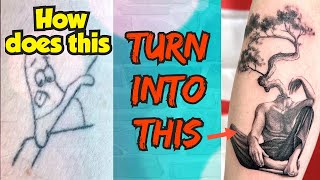 Hiding Old Tattoo with THIS Live Studio Session [upl. by Inol]