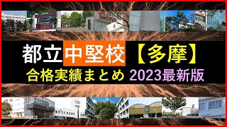 【最新版】都立中堅校合格実績まとめ（西側）2023年版 [upl. by Gaal]