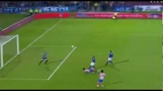 Golazo de chilena de Falcao  Atlético de Madrid vs Millonarios [upl. by Kenweigh]