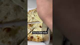 Garlic white sauce with mozzarella food baking breadpizza kitchen homemade [upl. by Marba]