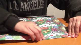 Asmr envolviendo un regalo  gift wrapping sonidosrelajantes [upl. by Starr257]