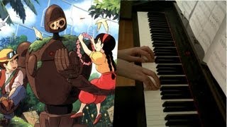 Kimi wo Nosete Carrying You  Laputa Castle in the Sky  Piano [upl. by Goulden888]