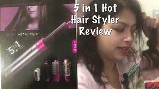 5 In 1 Hot Hair Styler Review [upl. by Aenit689]