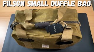 Filson Small Tin Cloth Duffle Bag [upl. by Neumark]