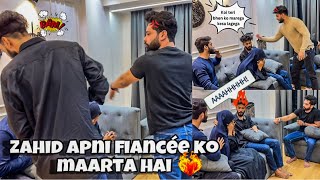 Zahid Apni Fiancée Ko Maarta hai😰 Prank on Abresh amp Zeeshan  disrespecting wife  AALTU FALTU [upl. by Aenat]