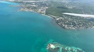 Great view of Antigua after Takeoff in a Boeing 777 Triple Seven  British Airways  Soaring2Reality [upl. by Heloise]