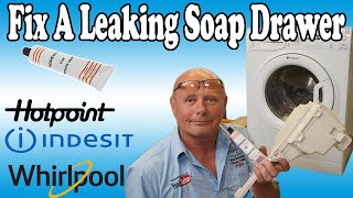 Fix a Leaking Washing Machine Soap Dispenser Draw box [upl. by Biddick]