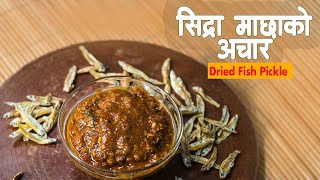 यसरी बनाउनुहोस सिद्रा माछाको अचार  Sidra Ko Achar  Dried Fish Pickle  Taste of Nepal [upl. by Westleigh379]