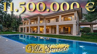 11500000 € VILLA SORRENTO  Gran Mansión de Lujo en la Prestigiosa GuadalminaBaja Marbella  4K [upl. by Serolod618]